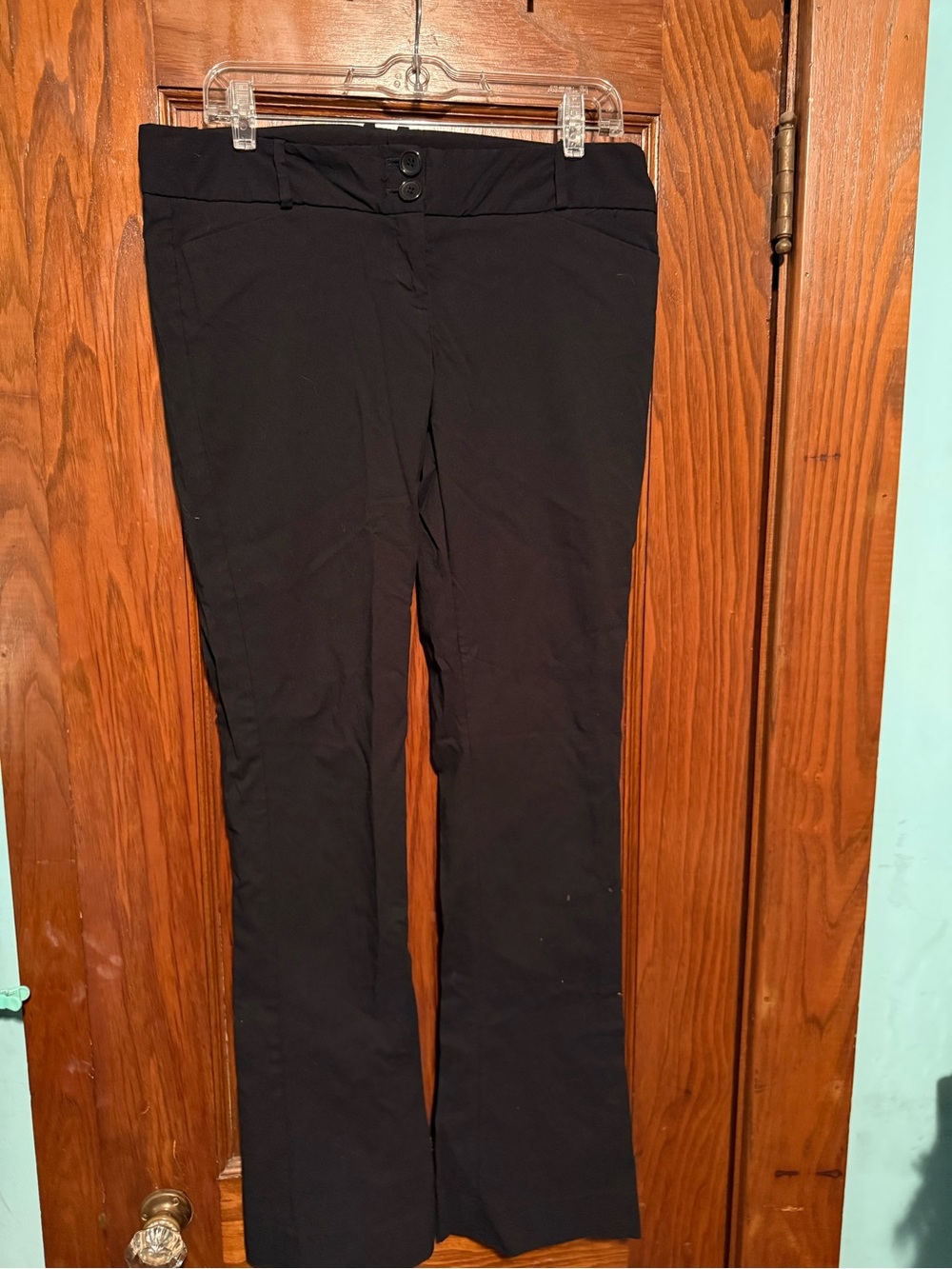 The Limited Black Exact Stretch Straight-Leg Dress Pants